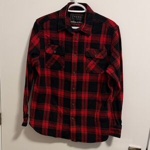 Jachs Red & Black Plaid Button-Down Shirt